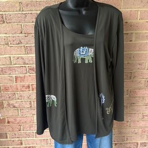 Style Up California 2 In 1 Blouse Elephant